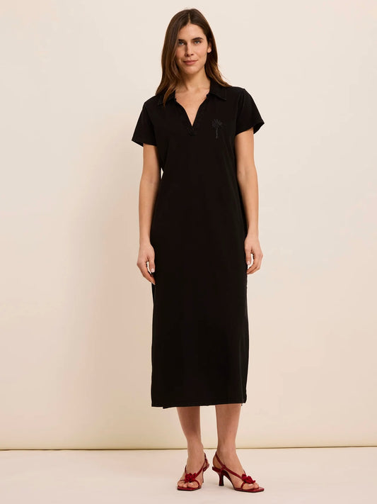 Five Palm Tree Dress-Black