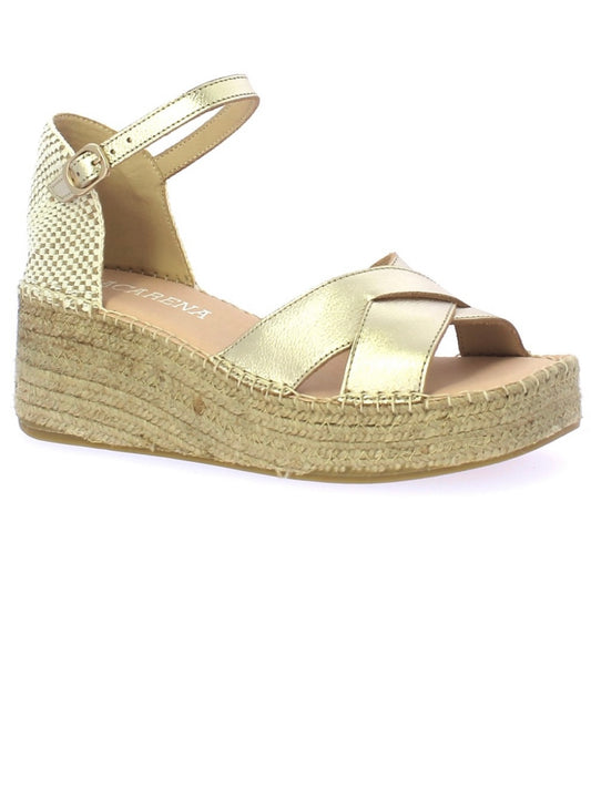 Macarena Anisa Wedge Esperdrille Gold