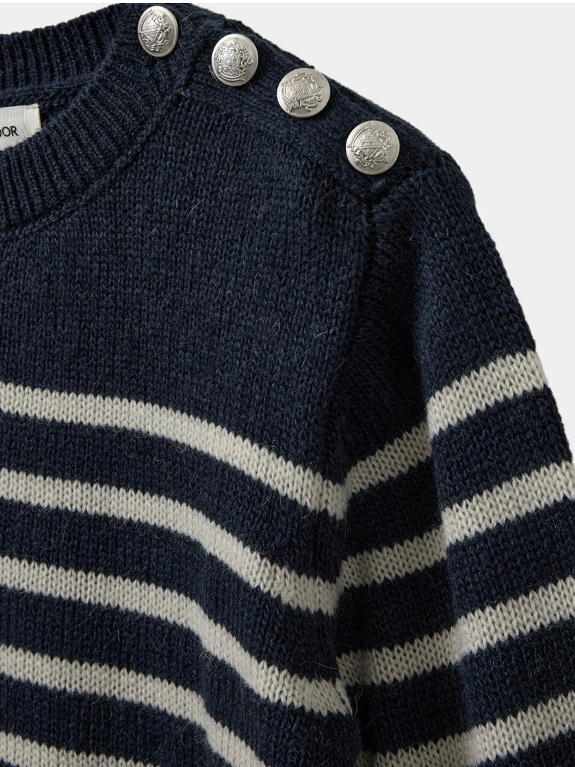 Sofie Schnoor Tilda Sweater Navy Striped