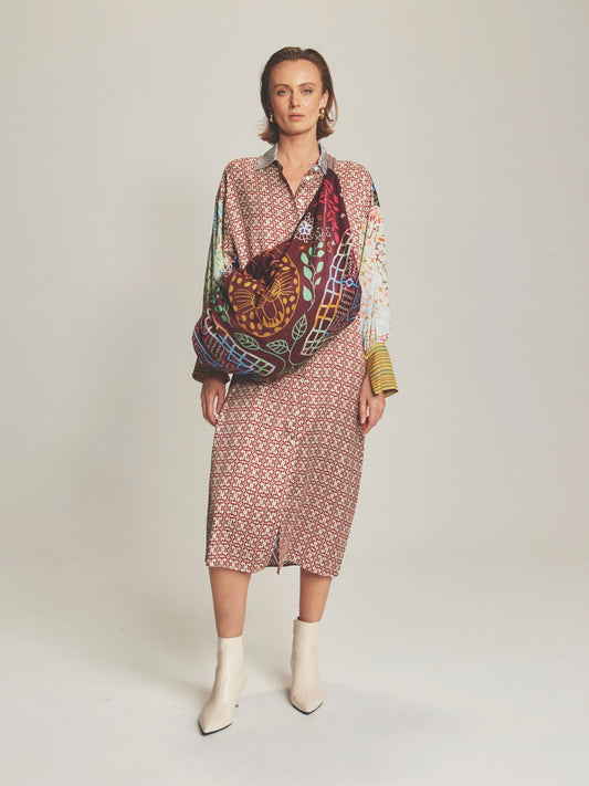 Me369 Mika Slouchy Bag-Shipibo