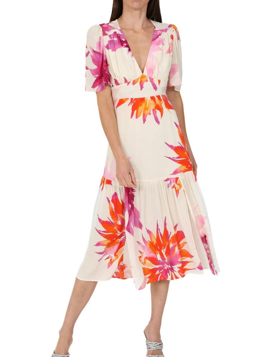 Sirens Imelda Dress Pink Flowers