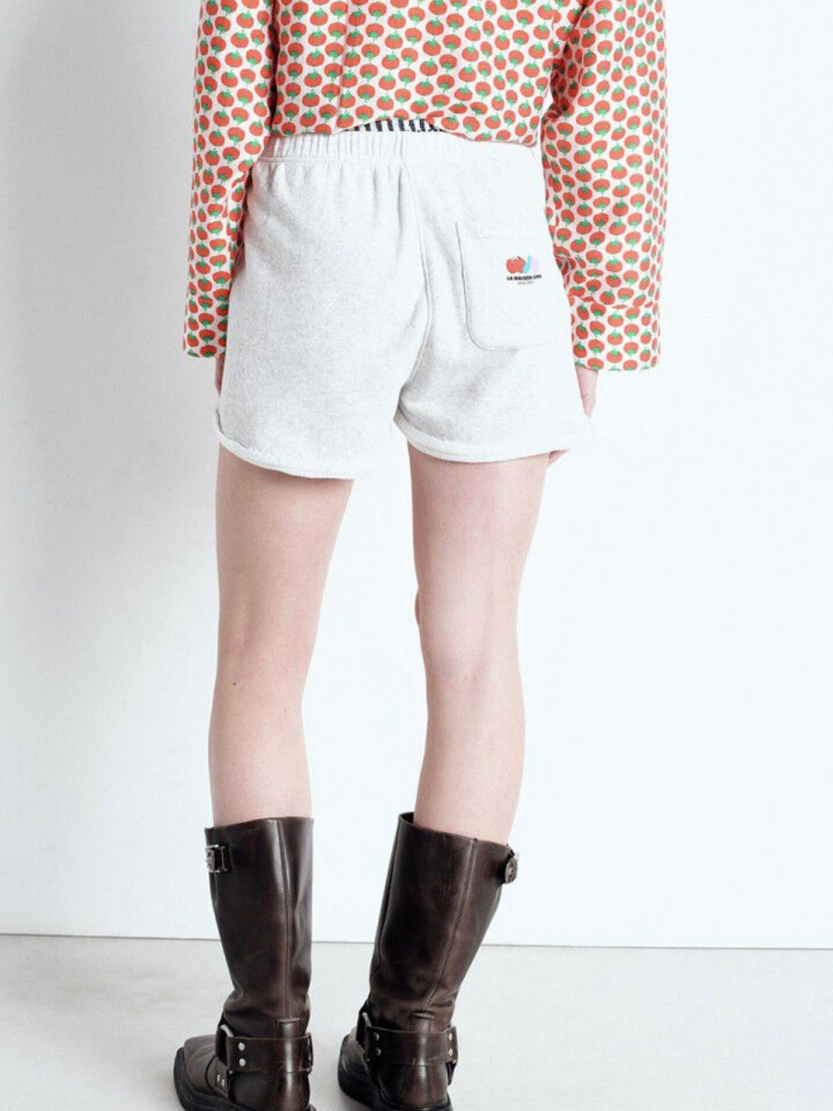 American Vintage Atubay Shorts- Artic Melange