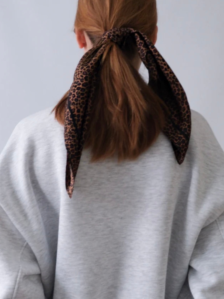 Le Scarf Leo Scarf Brown 50cm