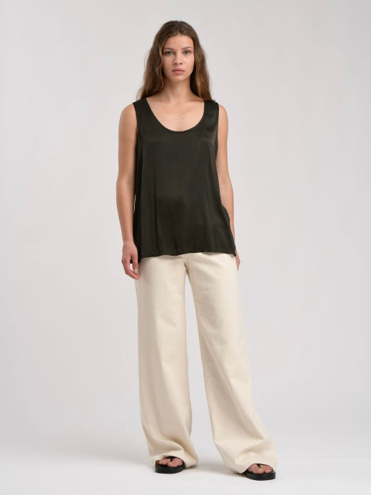 Humility Tassilo Chocolate Vest Top