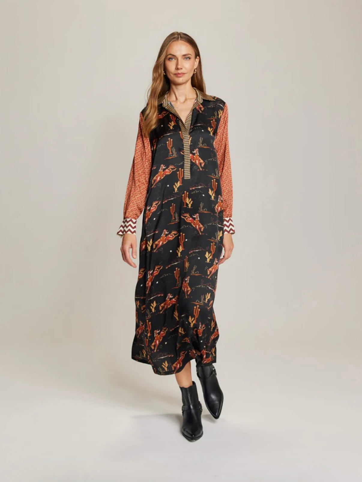 Me369 Kennedy Maxi Dress-Rodeo