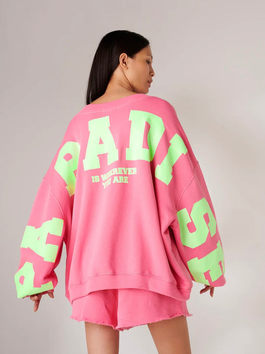 Liv Bergen Sky Paradise Sweatshirt-Lipstick