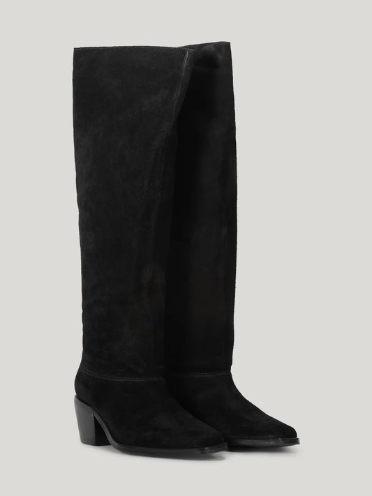 Summum Black Suede Boots