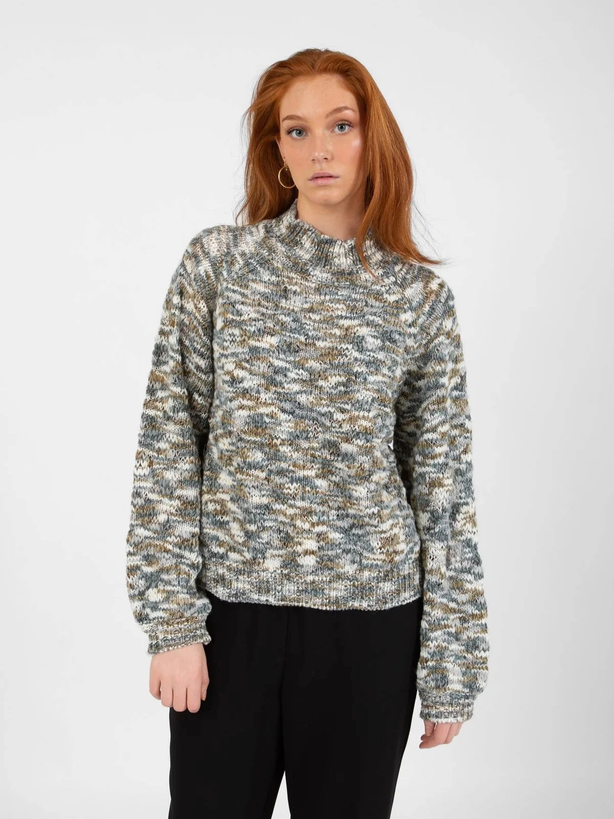 CC Heart LEIA round neck knit sweater