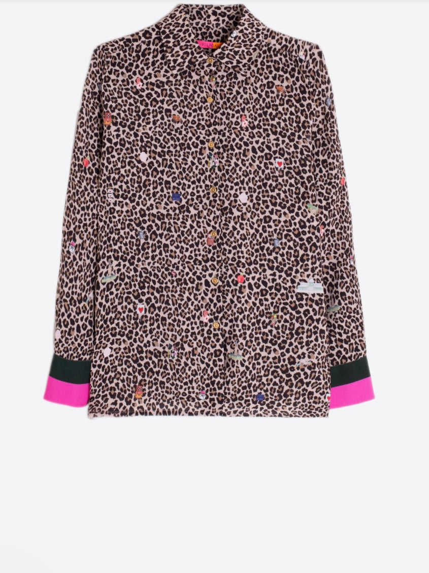Vilagallo Leopard Retiro Shirt