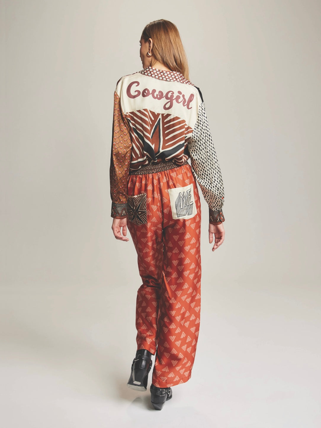 Me369 Bailey Straight Leg Pants-Rodeo