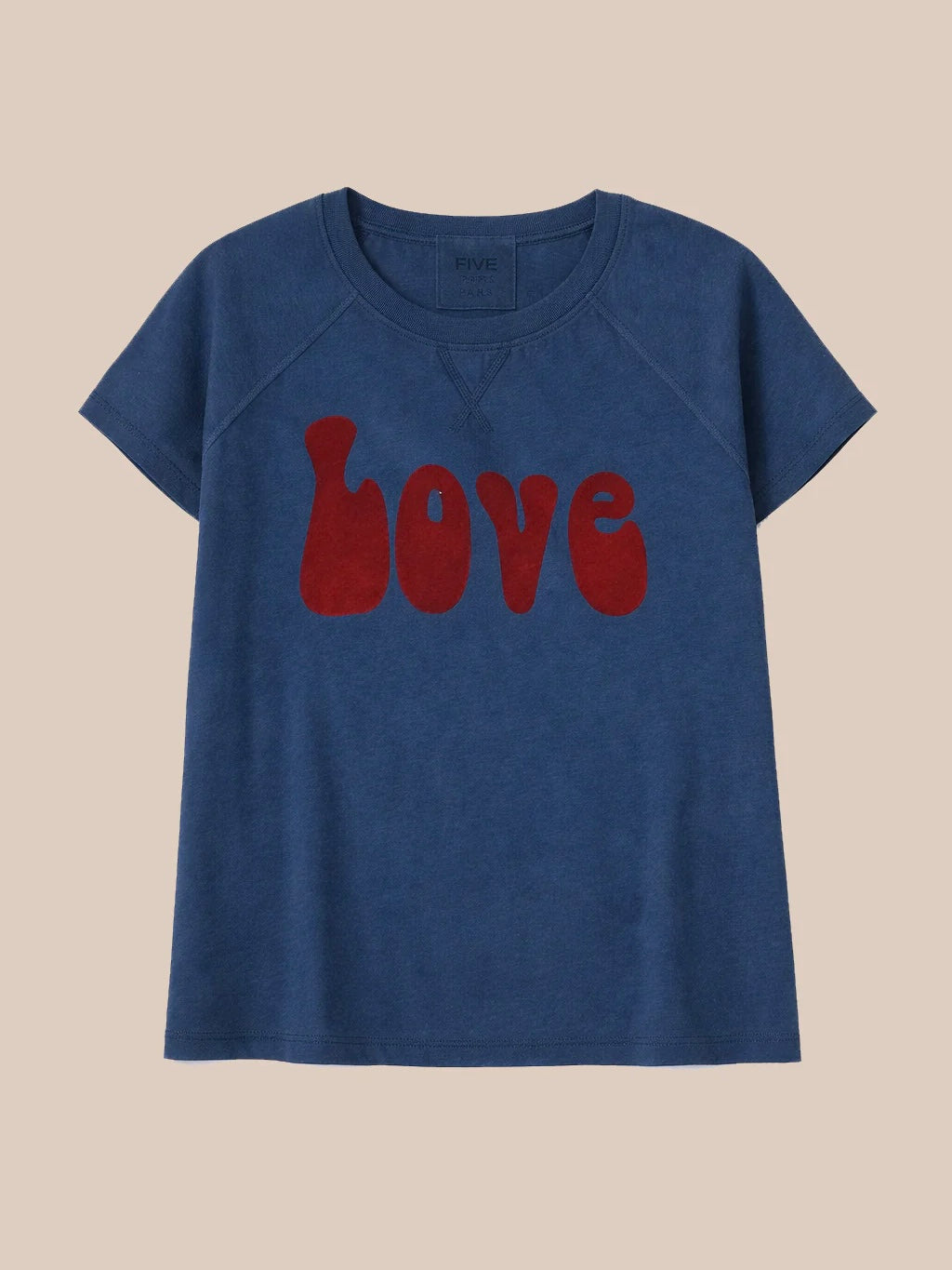 FIVE Love T Shirt -Indigo