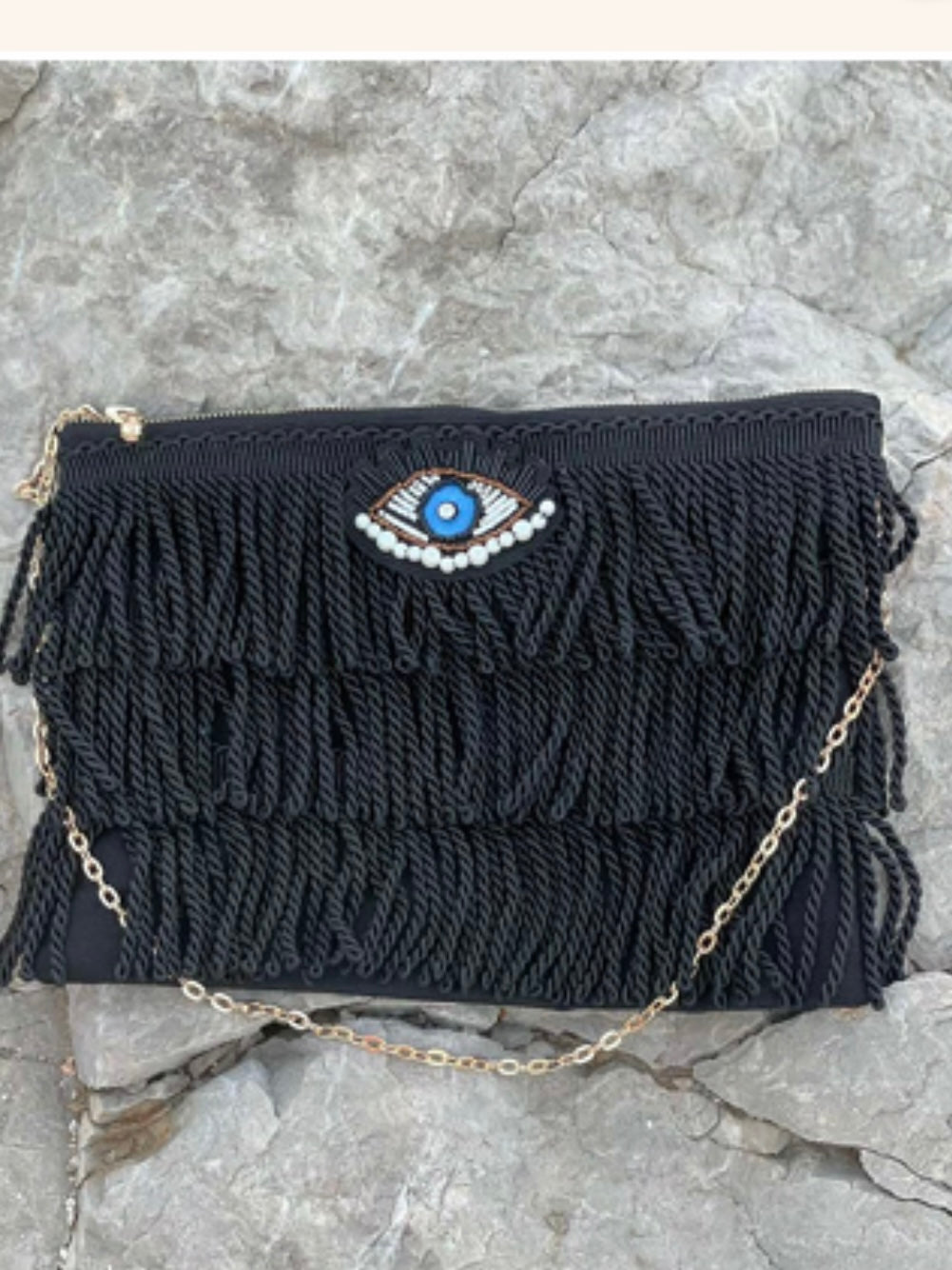 Sorena Handmade FOFI Clutch Bag Black