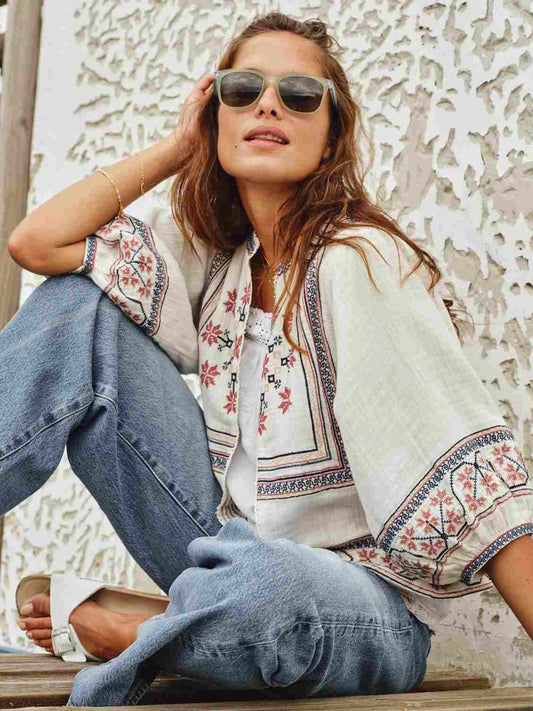 M.A.B.E Calista Embroidered Jacket