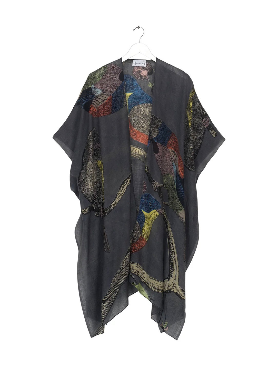 One Hundred Stars Wool Throwover Bird Ink