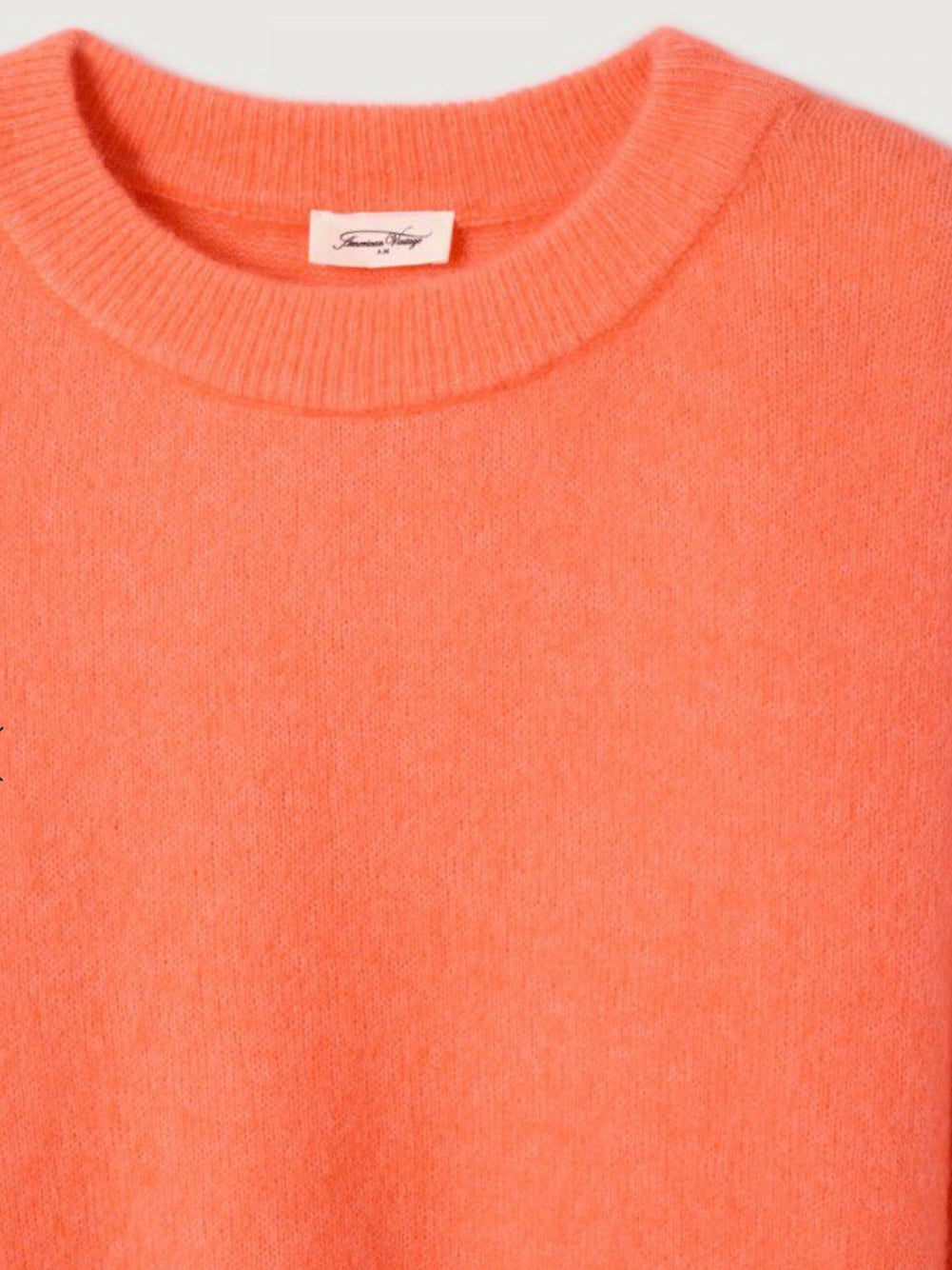 American Vintage Vitow Jumper Salmon Melange
