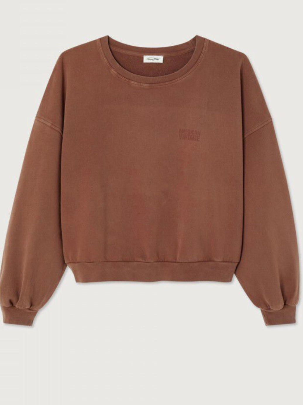 American Vintage Jitnay Sweatshirt-Vintage Walnut