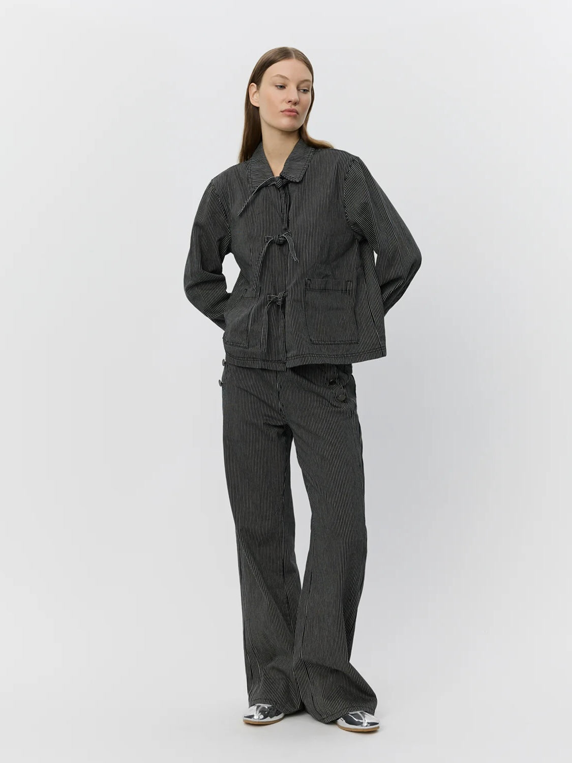 Sofie Schnoor Marlo Jacket Black Striped