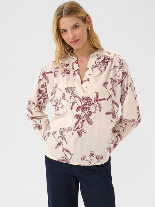 Part Two Natalie Botanical Print Blouse