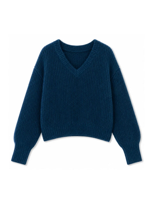 TWNS Anakoni V Neck Sweater -Duck