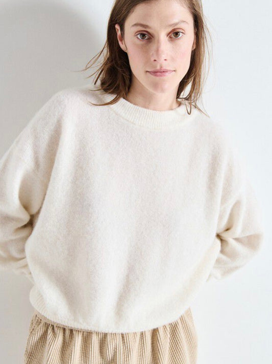American Vintage Vitow Jumper White