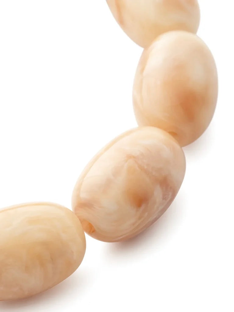 Vanessa Baroni Olive Flex Bracelet Crème Brûlée Marble