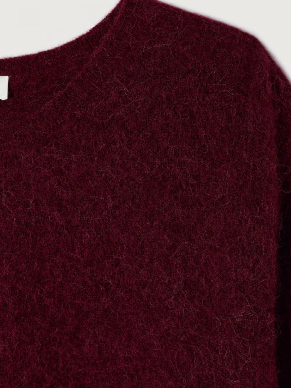 American Vintage Vitow Jumper-Dark Red Melange