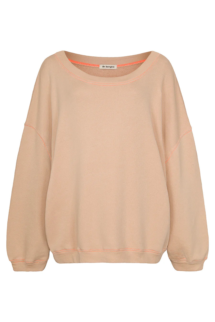 Liv Bergen Sky Square Oversized Sweatshirt-Terracotta