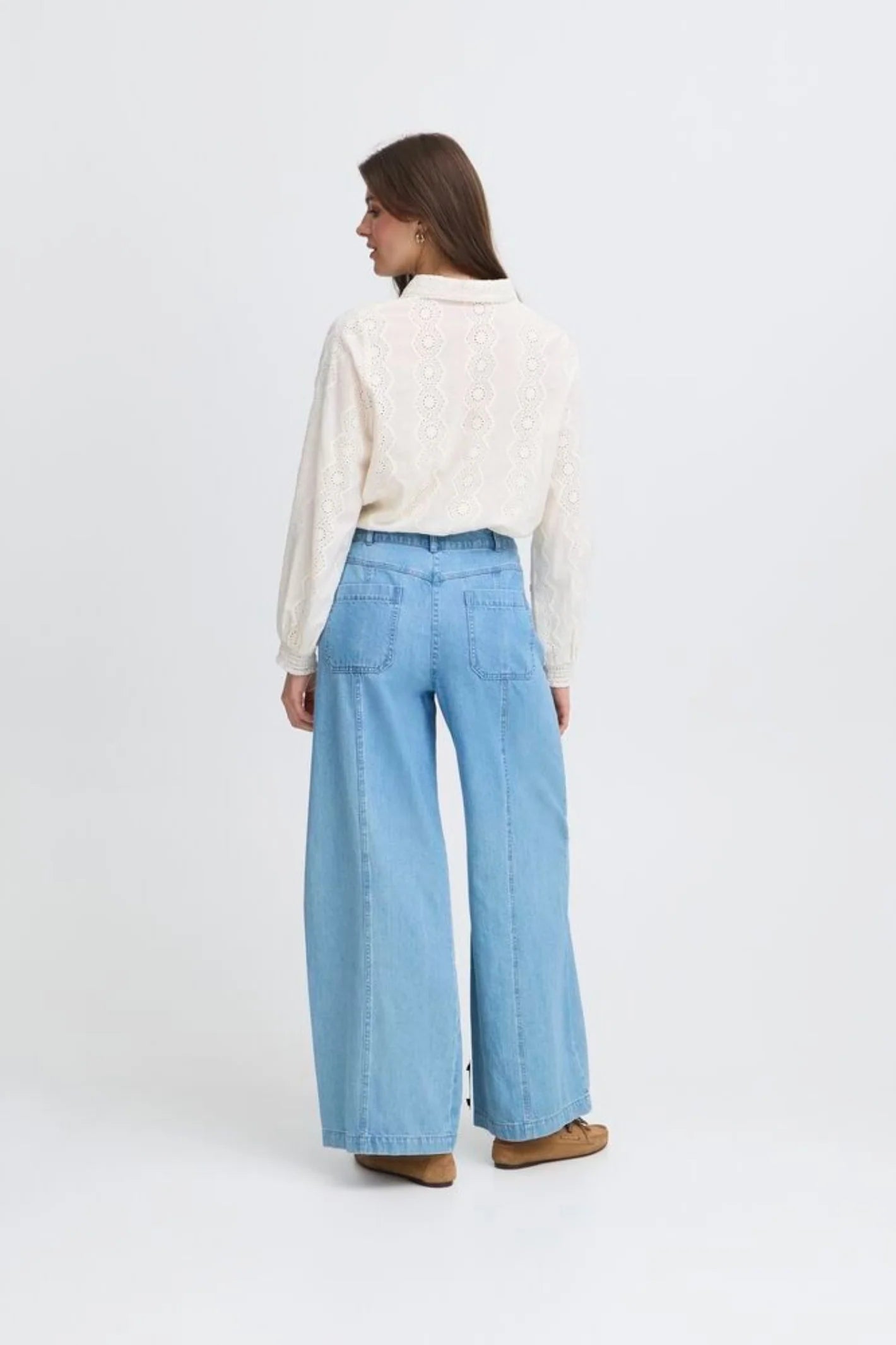 Atelier Rêve Irlauren Cotton Blouse-Birch