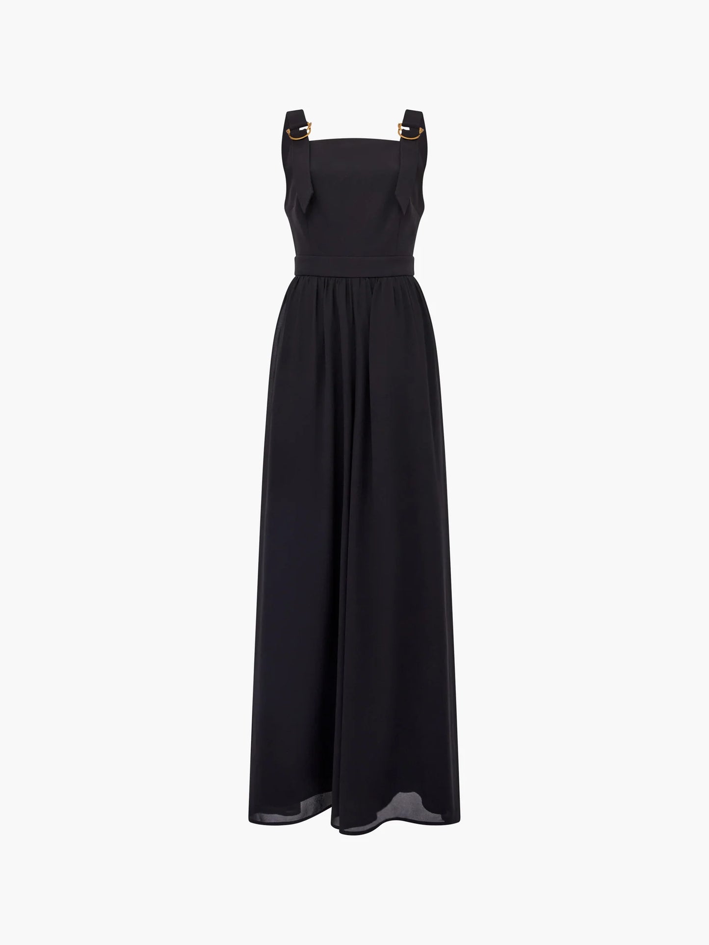 French Connection Azra Eden Wide Leg Black Jumpsuit