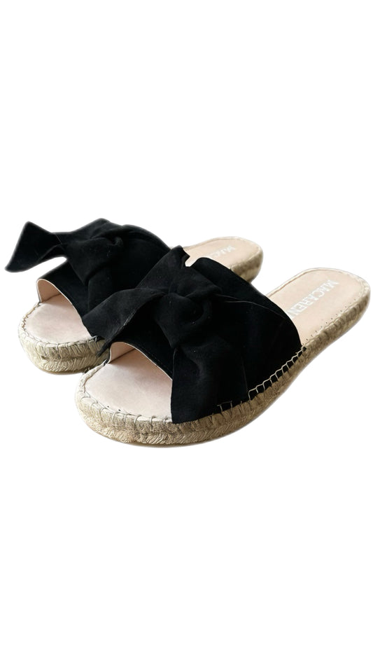 Macarena Cleo Bow Slider-Black
