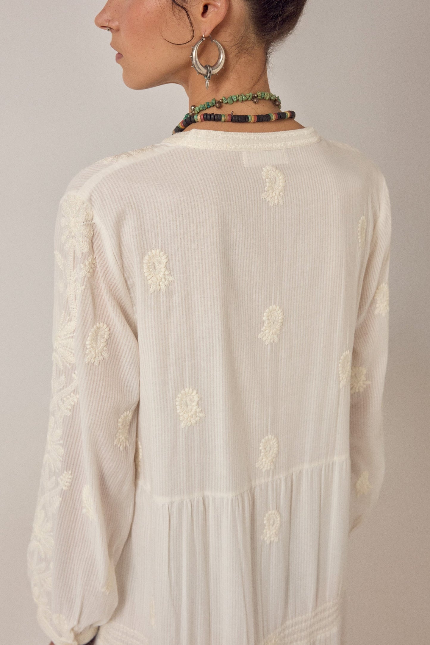 Maison Hotel Lala Dress-Off White