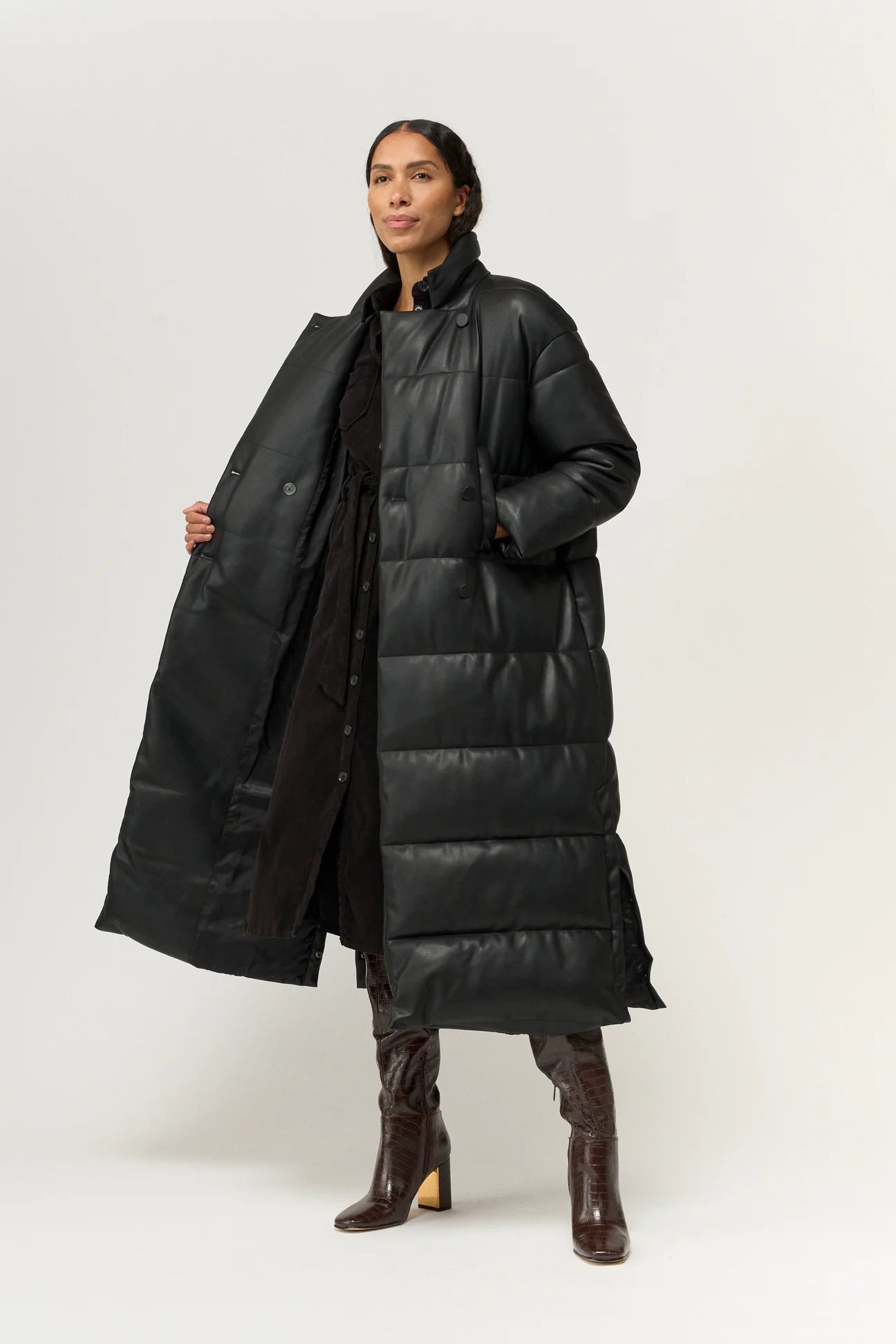 Pieszak Jules Faux Down Jacket Black