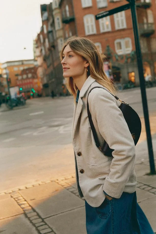 Part Two Chrisanne Cord Blazer Perfectly Pale