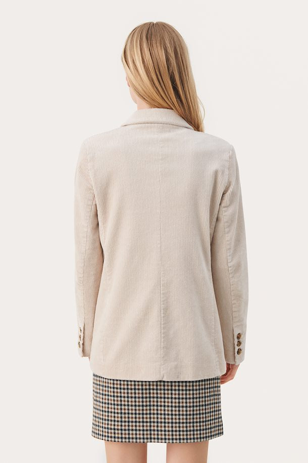 Part Two Chrisanne Cord Blazer Perfectly Pale