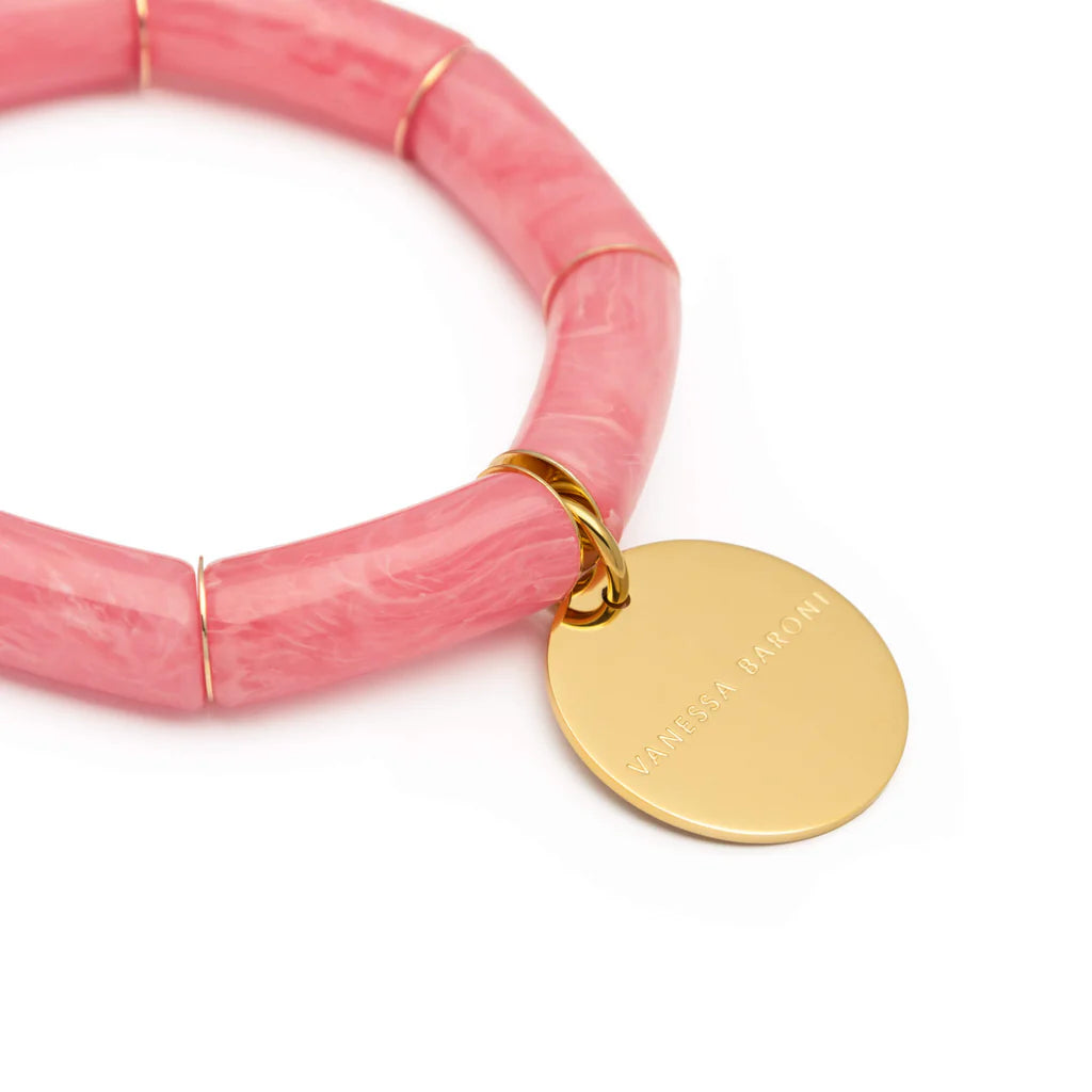 Vanessa Baroni Flex Bracelet Watermelon Marble