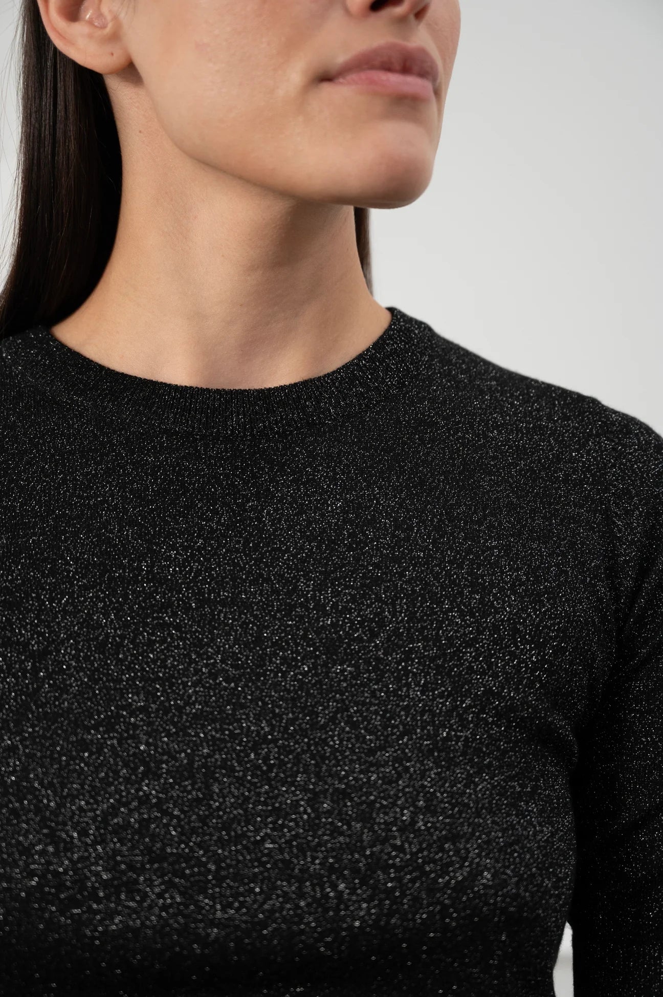 Pieszak Vigga Short Sleeved Lurex Knit Black