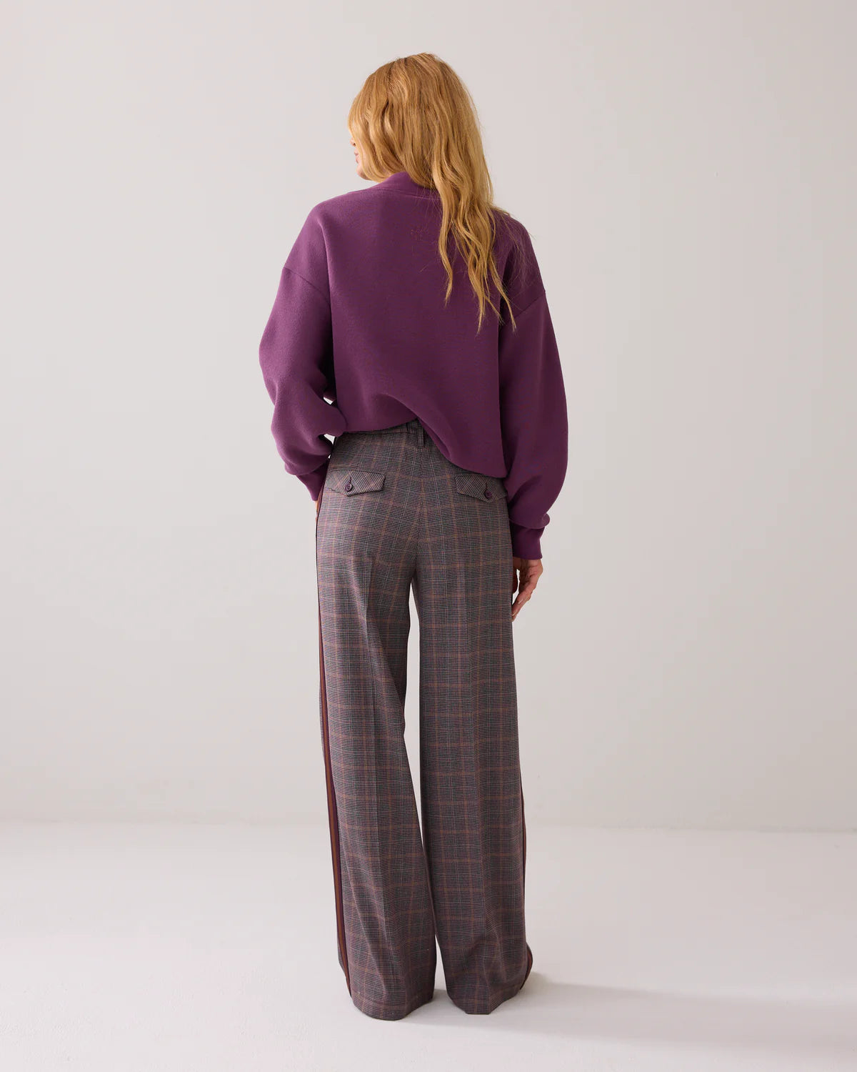 Summum Check Trousers
