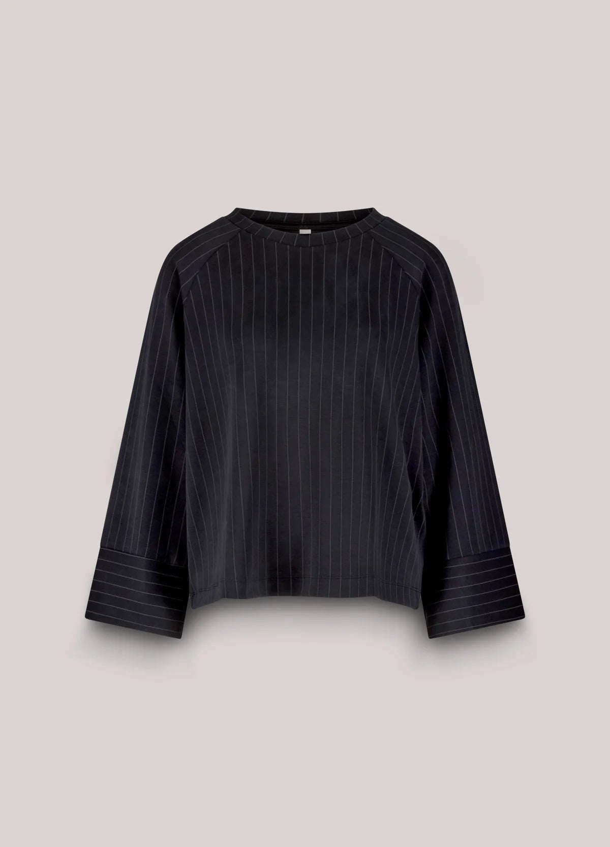 Summum Soft Scuba Pinstripe Top