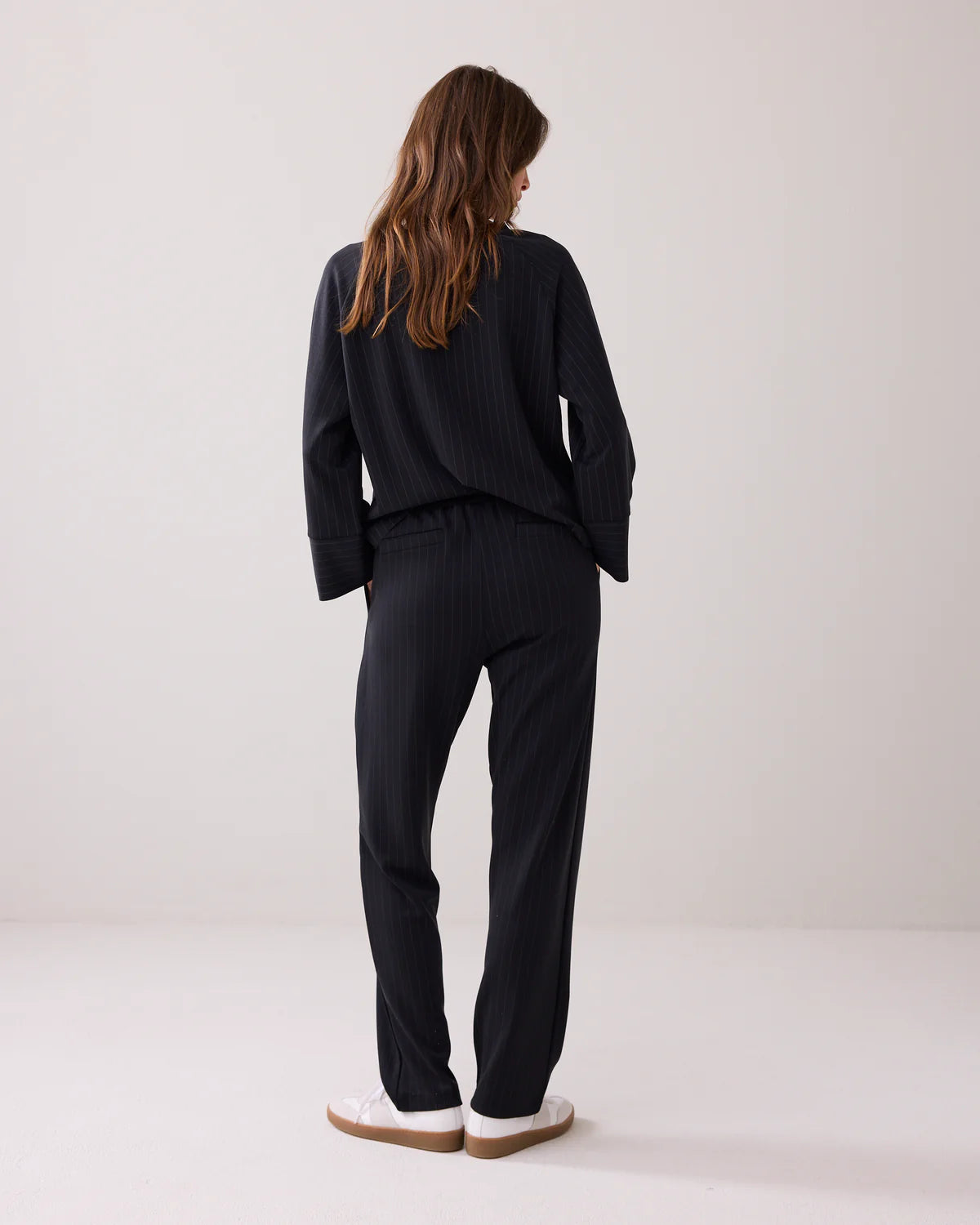 Summum Scuba Trousers with Pinstripe