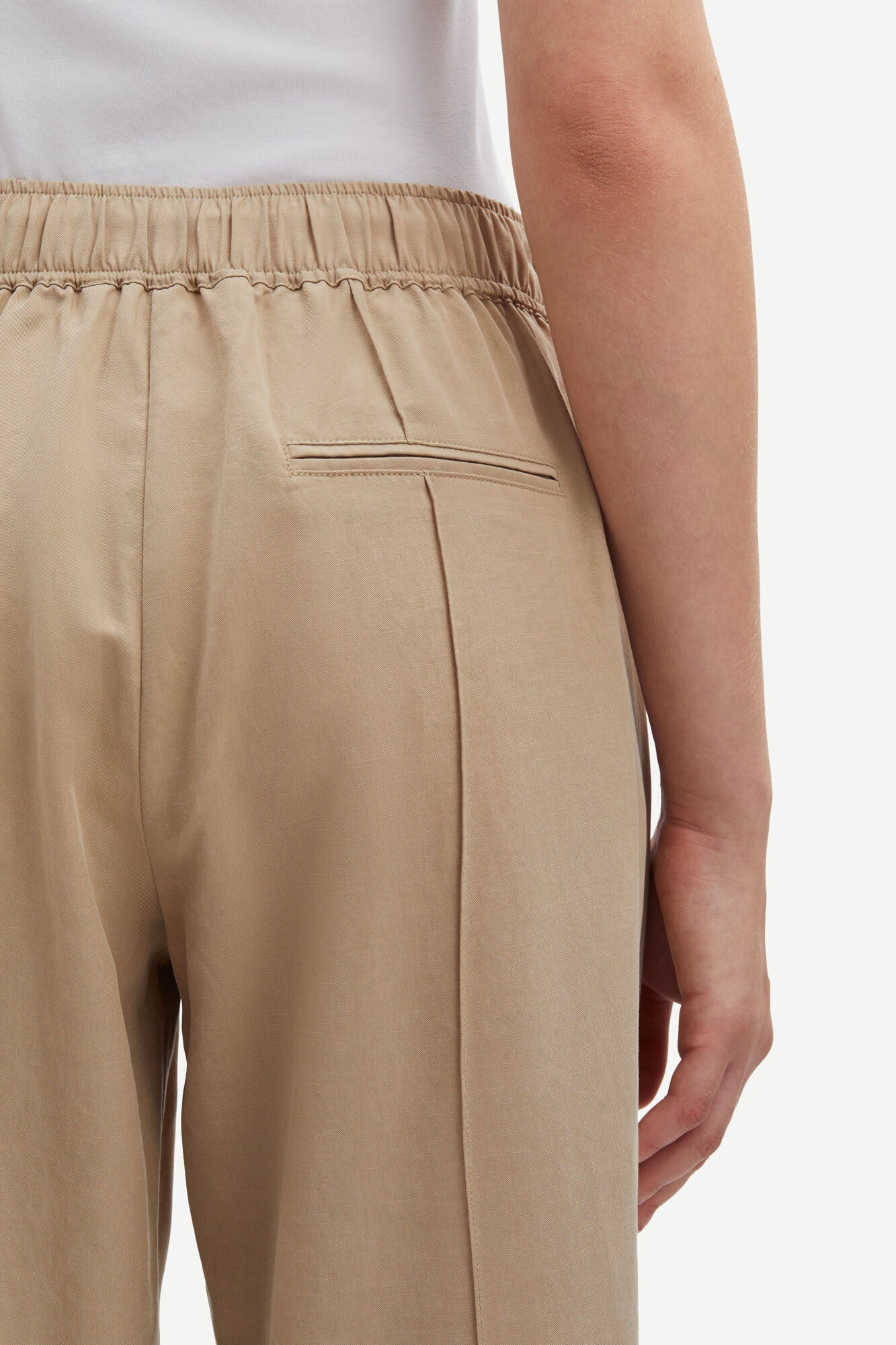 Samsoe Samsoe Sahani Trousers- Chinchilla