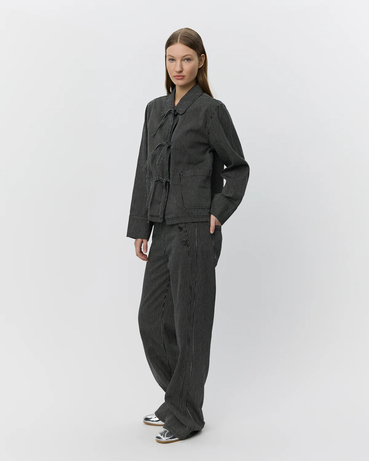 Sofie Schnoor Marlo Jacket Black Striped