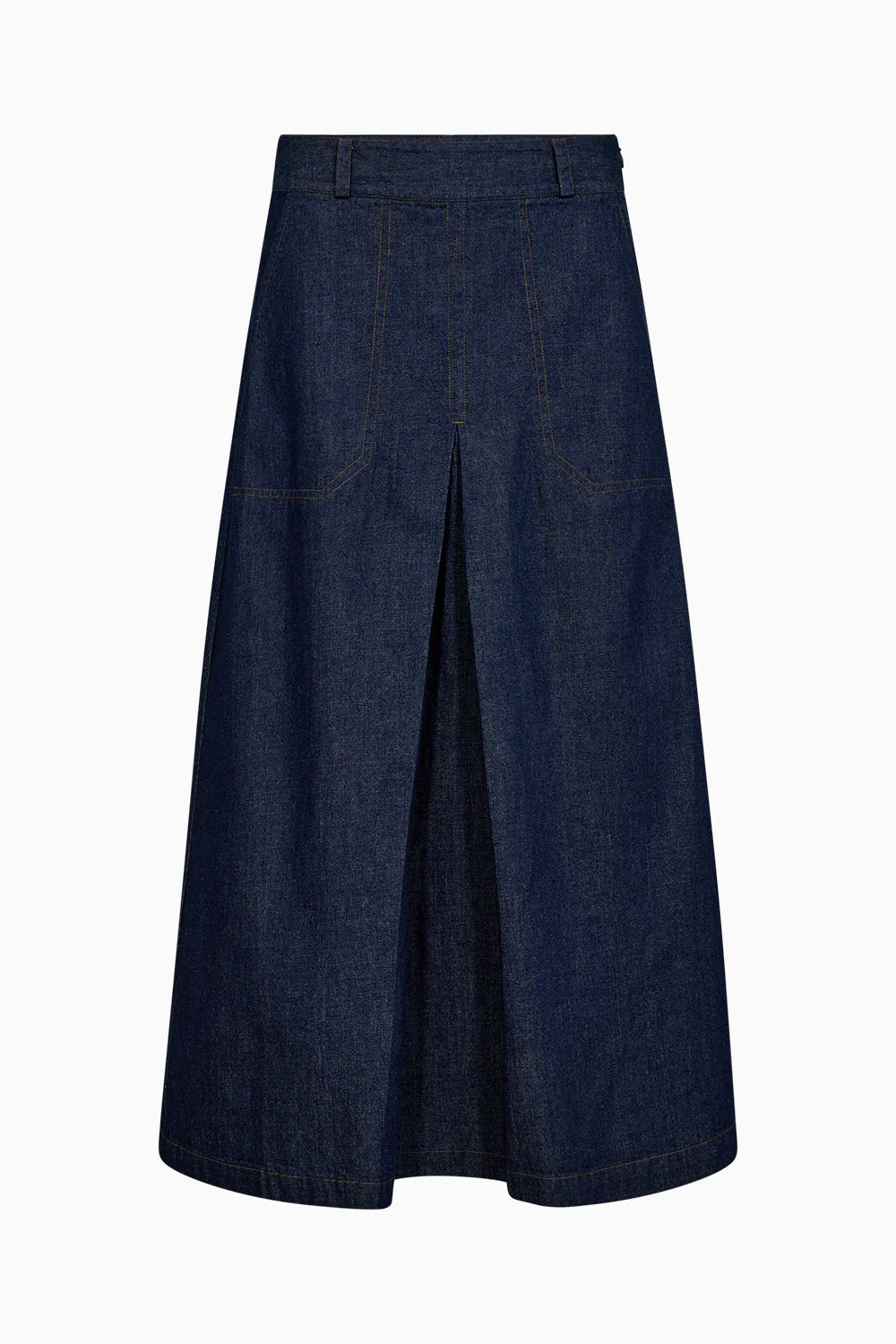Pieszak Harper Chambray Pleat Skirt