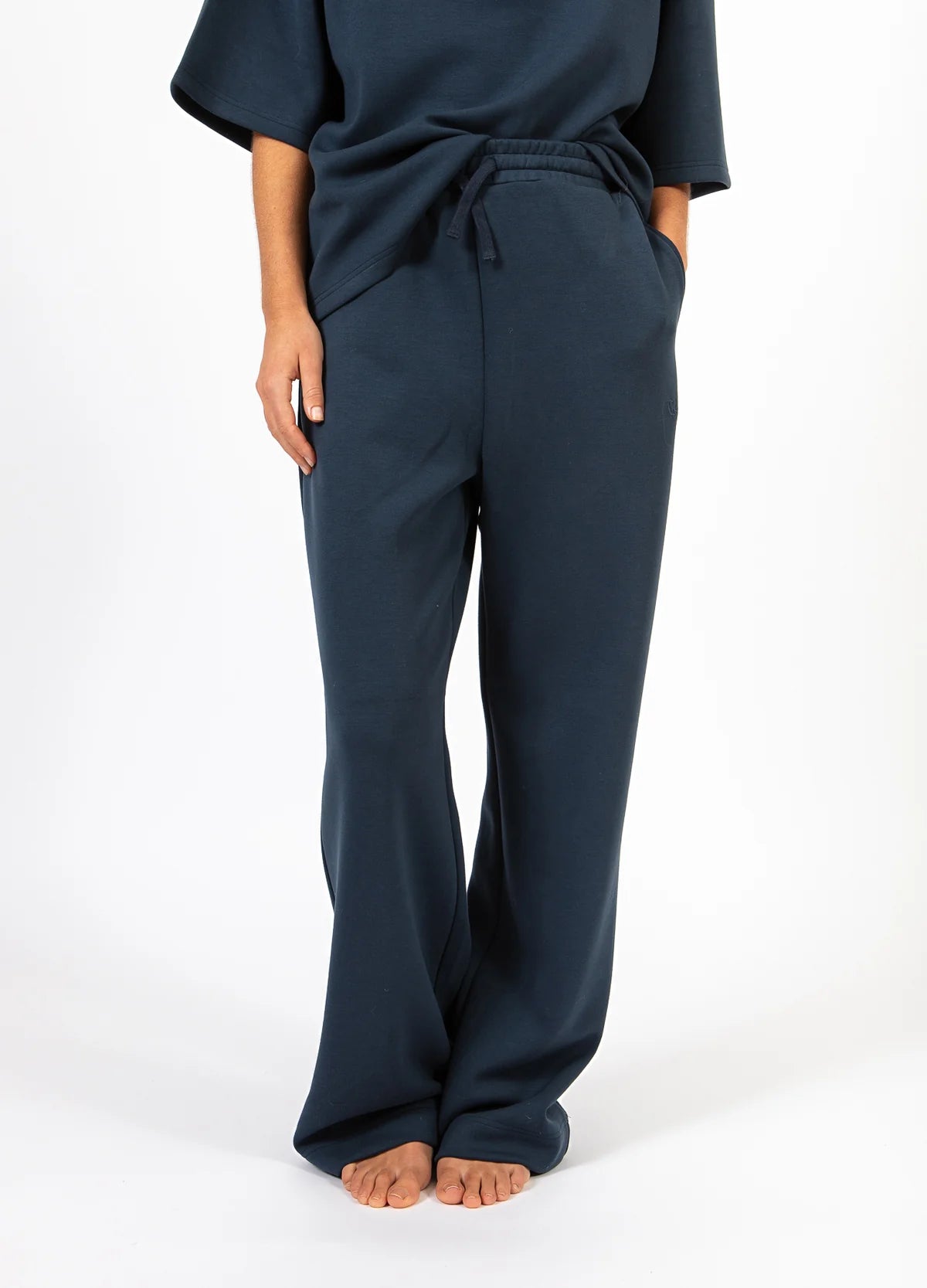 CC Heart Billie Loose Sweatpants-Navy