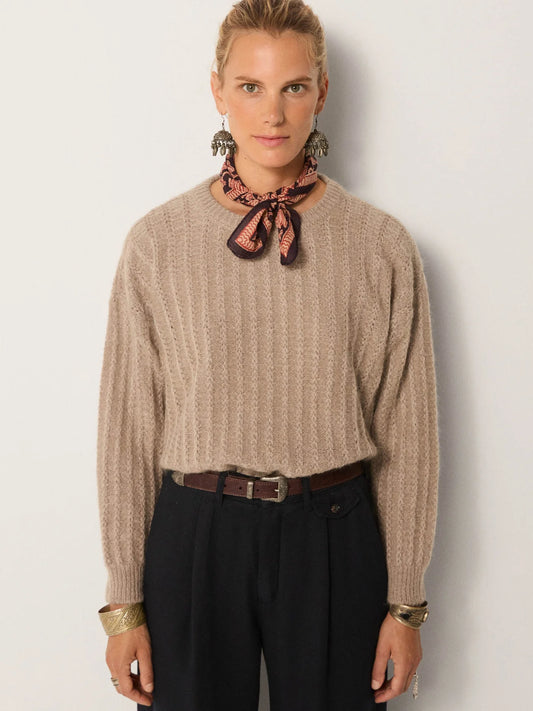 Maison Hotel Nina Sweater-Ivory