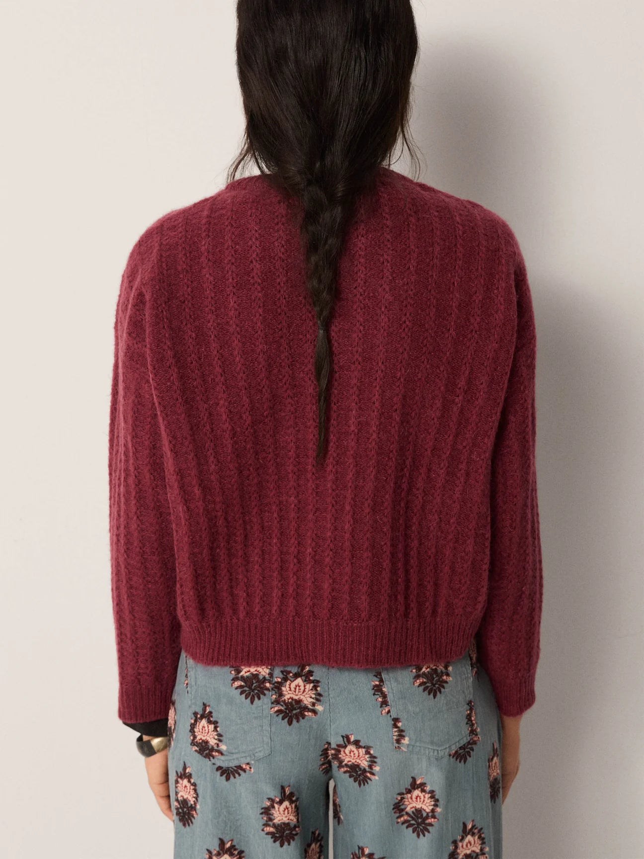 Maison Hotel Nina Sweater-Wine