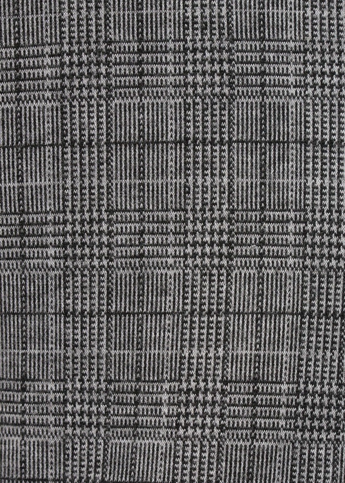 Humility Sophum Wide Grey Checked Trousers