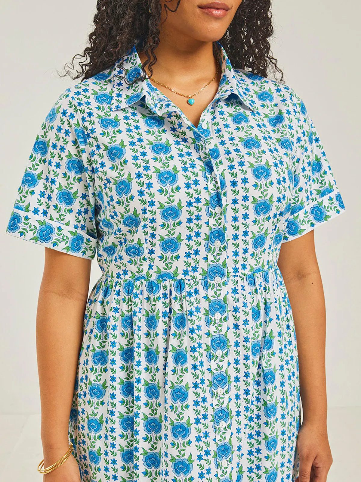 Pink City Prints Vintage Border Maddy Dress