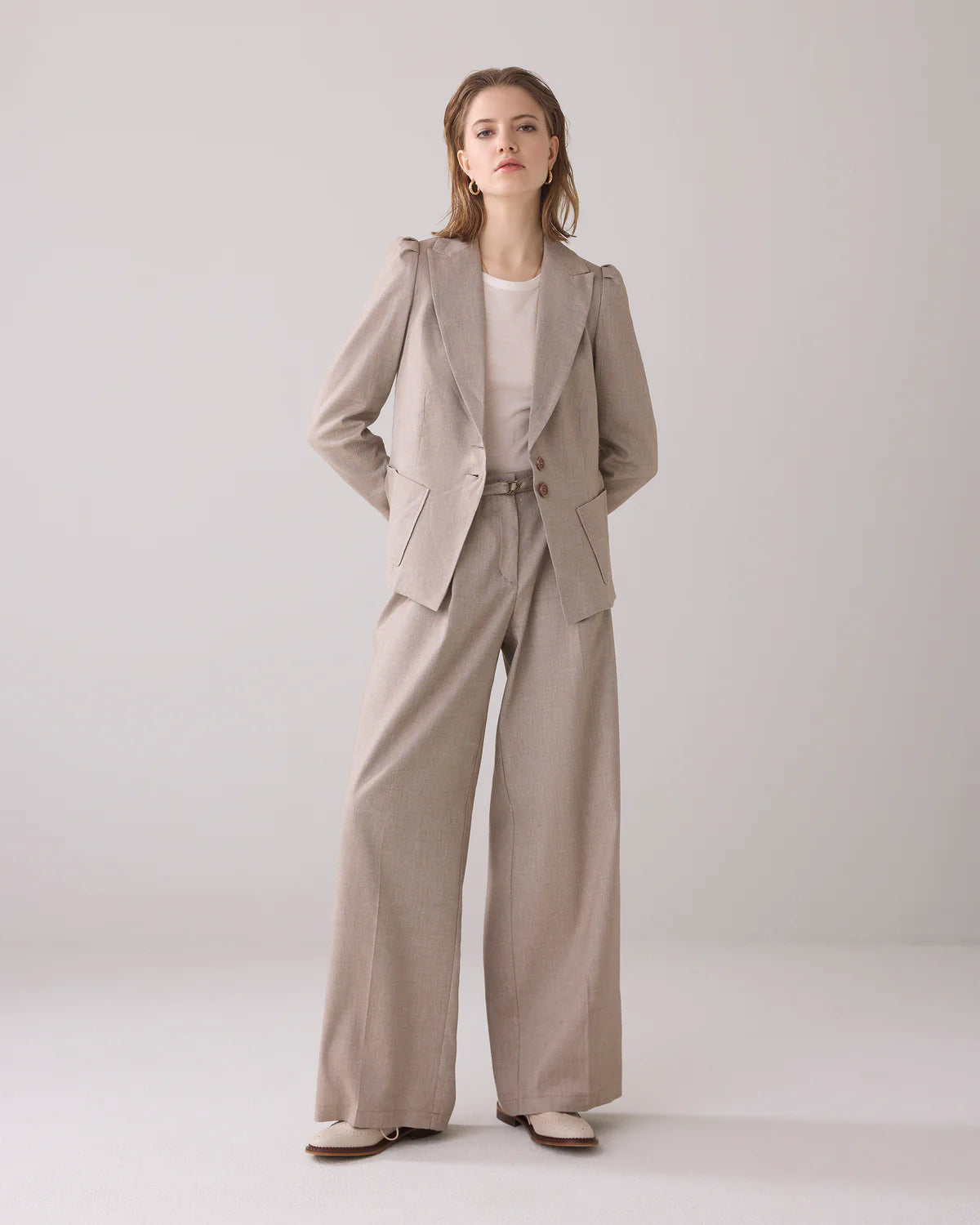 Summum Tailored Linen Blend Blazer