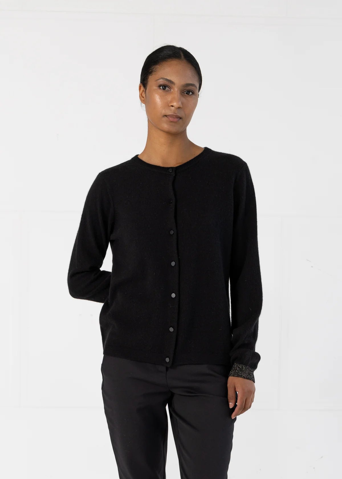Coster Copenhagen Black Cashmere Cardigan