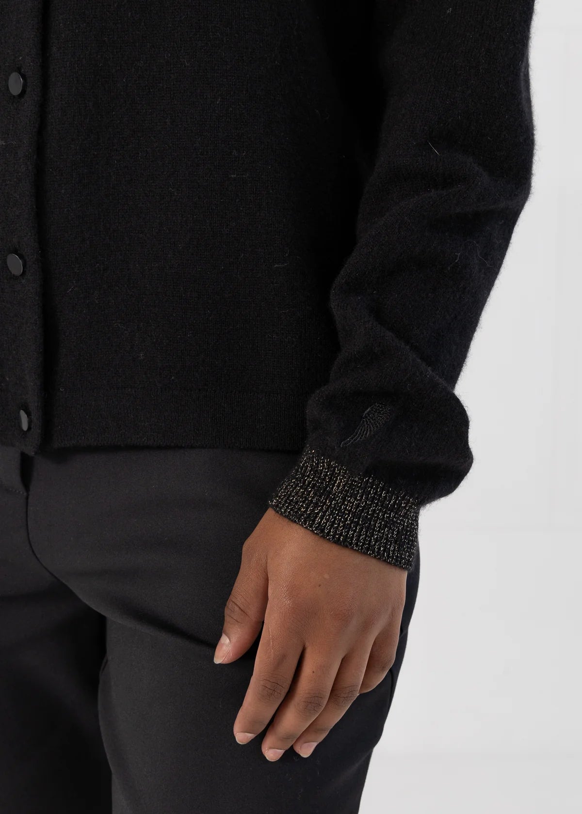 Coster Copenhagen Black Cashmere Cardigan